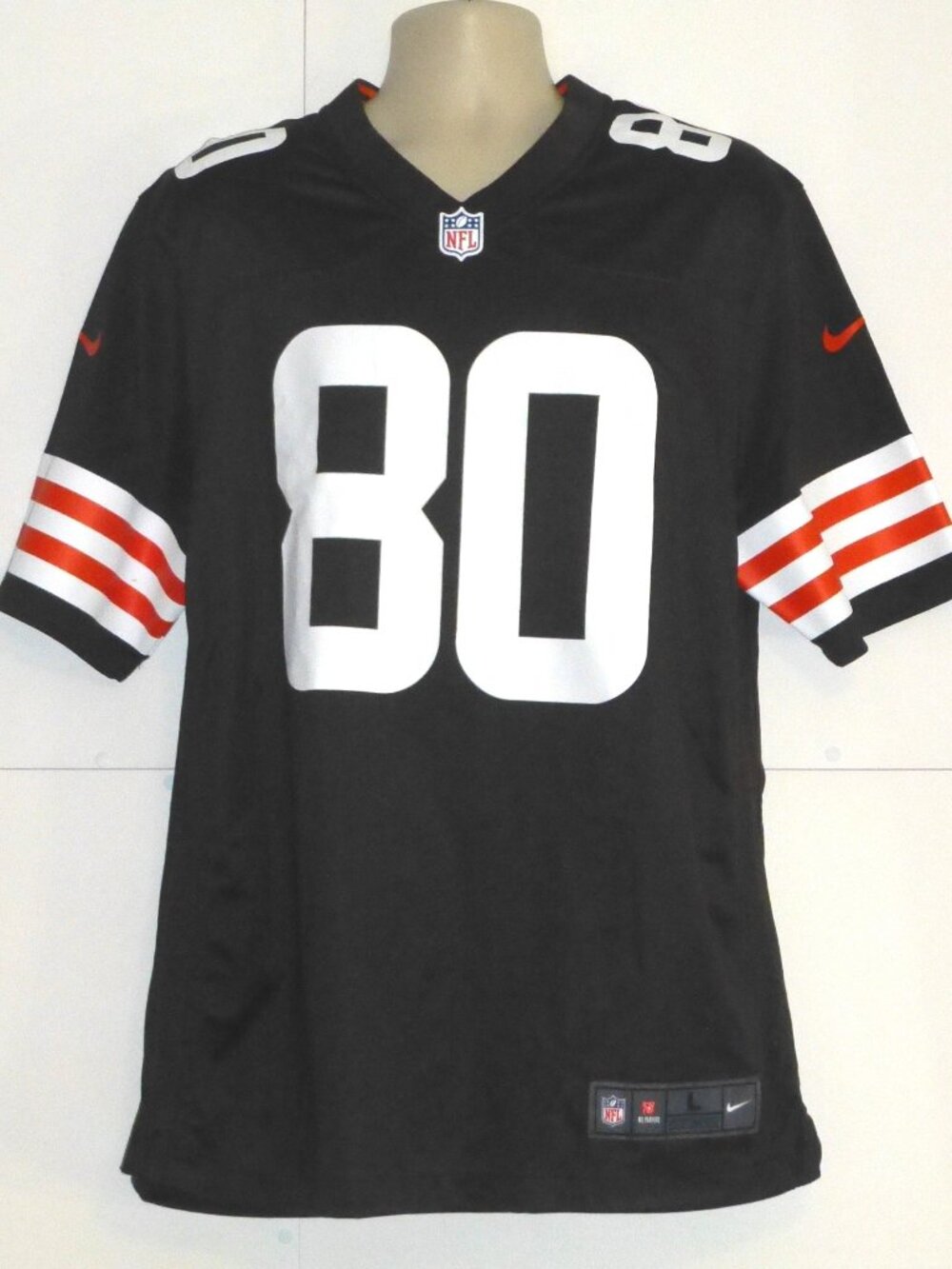 Nike Jarvis Landry #80 Cleveland Browns On Field Men's Jersey Size: Large